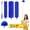 Blue, variant on Microfiber Duster 5-in-1 Kit, Dusters for Cleaning, Duster with Extension Pole 100 Inches, Cobweb Duster, Microfiber Dusters for High Ceilings and Fans, Blinds, and Furniture