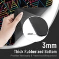 thumbnail image 3 of XMXT Non-Slip Gaming Mouse Pad, Line Decorative Print Mousepad Computer Keyboard Mats Desk Pads Office Decor Accessories, 15.8"x29.5", 3 of 8