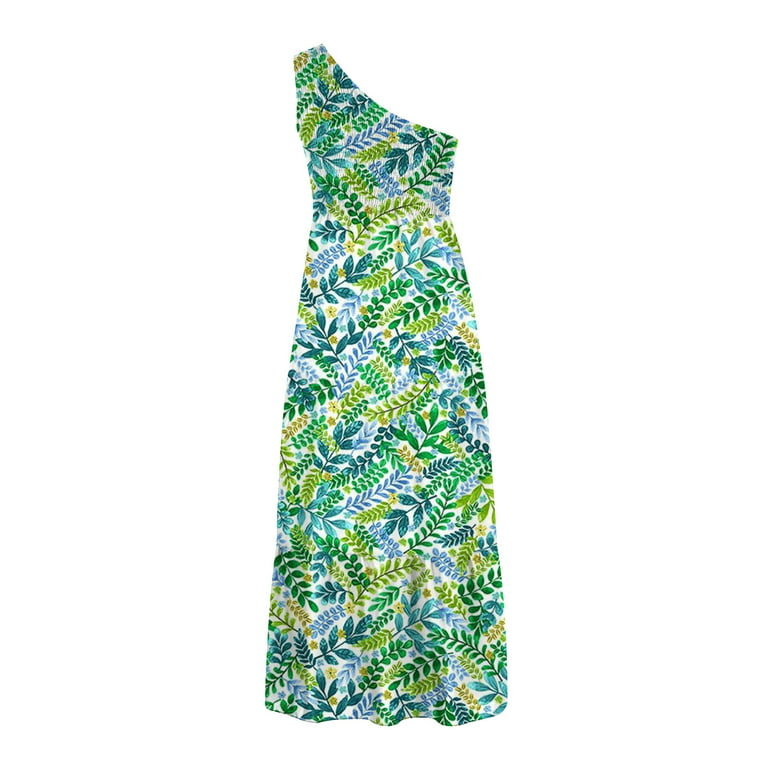 Zodggu Discount Boho Summer Trendy Beach Maxi Dresses for Women