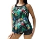 thumbnail image 1 of MKLEKYY Trajes De Baño Mujer Curvy Women'S Swimwear Tankini 2 Piece Normal Swimsuit Backless 2 Piece Printing Adjustable Print Color Padded Strap Bathing Suits Sexy Vacation Beach Wear 569, 1 of 4
