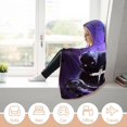 thumbnail image 6 of Dead by Daylight DBD Wearable Blanket Cloak Arctic Velvet Hooded Blanket Soft Fuzzy Hoodie Blanket Cape for Adults Kids 50"x60", 6 of 8