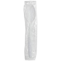 Karat PS Plastic Extra Heavy Weight Tea Spoons - White - Wrapped - 1,000 ct