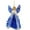Blue, variant on Mini Angel Christmas Tree Topper, Angel Treetop with anging Rope Portable for Christmas Decorations Xmas Tree Ornament