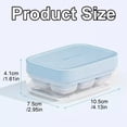 thumbnail image 3 of Compartments Tray Ice Making, Summer Ice Storage Box Tray for Home, Ice Tray, Blue, 3 of 5