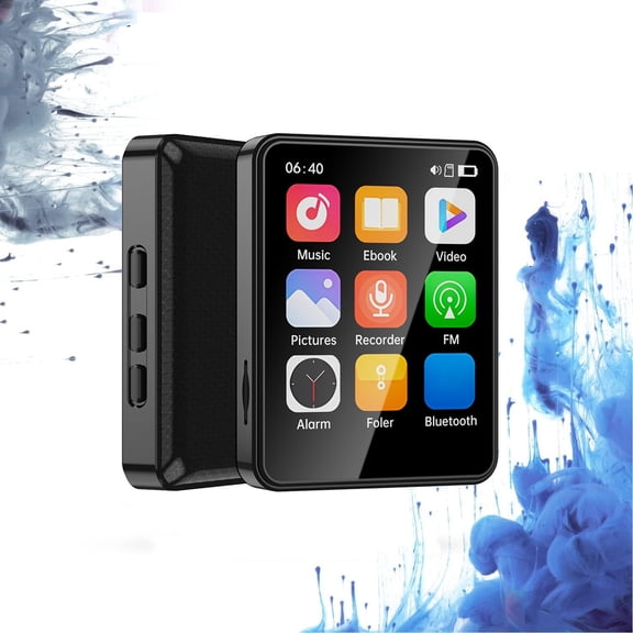 HiFi MP3 MP4 Player with 2.4 inch HD Touch Screen, FM Radio, Voice Recorder, E-book, Bluetooth, Speaker, 10H Playback