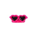 thumbnail image 1 of Mightlink Pet Hairpin Handmade Bright Color Ultra-Light Easy-wearing Smooth Surface Dress Up Gift Heart Shape Sunglasses Dog Cat Teddy BB Clip Pet Accessories, 1 of 7