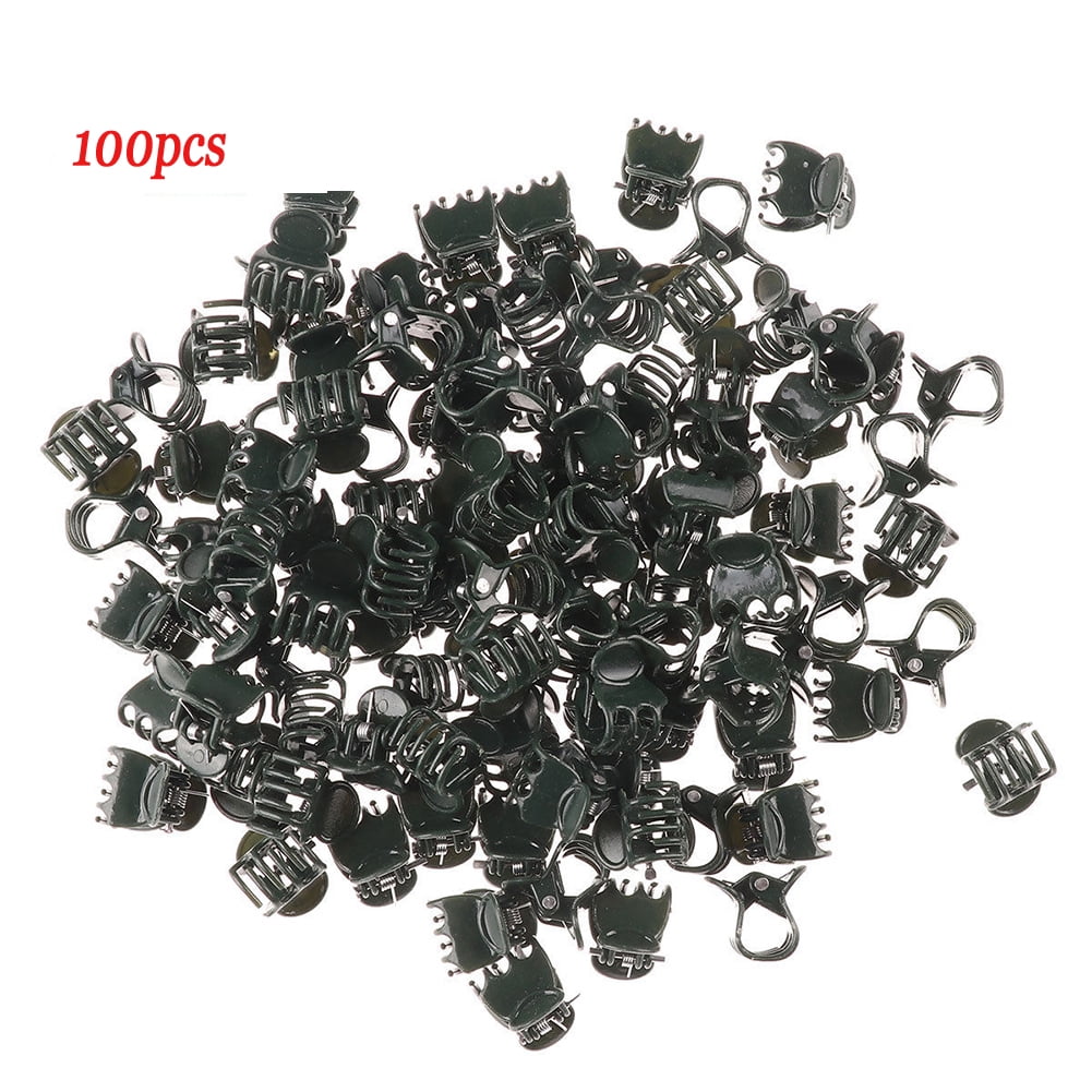 Byfri 100 Pcs Non-toxic Orchid Clips Eco-friendly Plastic Protect Stem Orchid Clips Garden Tools