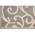 thumbnail image 3 of Eclectic Essentials Gray Bohemian Botanical Area Rug, 3 of 4