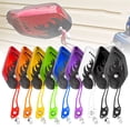 thumbnail image 2 of 1 Pair Motorcycle Rearview Mirror Flame Pattern Reversing Mirror Electric Scooter Accessories for 8mm/10mm, 2 of 7