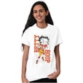 thumbnail image 5 of Betty Boop Athletic Football Player Short Sleeve Women's Graphic Tee Brisco Brands S, 5 of 6