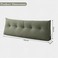 thumbnail image 7 of ANMINY Triangle Headboard Pillow Full Filling Backrest Positioning Support Wedge Pillow, 7 of 7