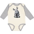 thumbnail image 3 of Inktastic Curious Rhinos Boys or Girls Long Sleeve Baby Bodysuit, 3 of 5