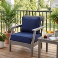 thumbnail image 3 of Aoodor 24 x 24 Inch Sunbrella Fabric Outdoor Deep Seat Cushion, Water-Resistant & Fade-Resistant Sunbrella Fabric Outdoor 6'' Thick Cushion with Pocket Springs for Patio Chair, Sofa, and Couch, 3 of 11