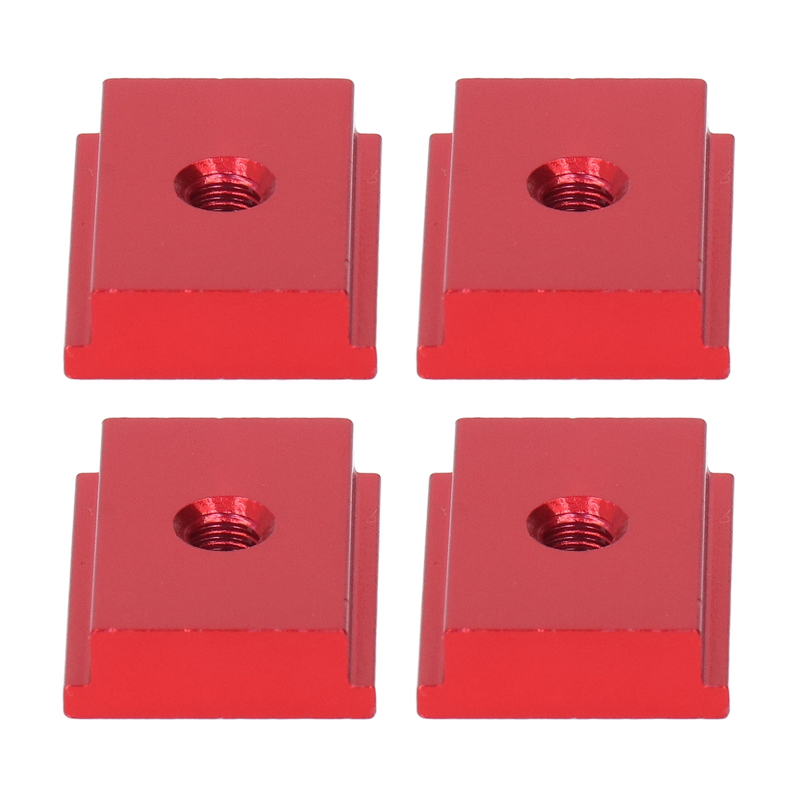 4-Pack T-Slot Sliding Nuts, M6 Aluminum Alloy T-Nuts For 30 Series Table Saws & Woodworking Benches – Rustproof Linear Motion Parts (Blue)