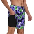 thumbnail image 2 of Fotbe Cute Halloween Men’s Swim Trunks Quick Dry Swim Shorts Board Shorts with Mesh Lining-Medium, 2 of 9