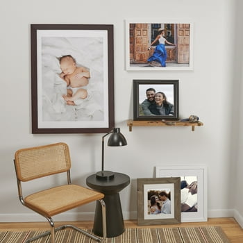 8x10 Photo Matte with 8x10 1.25" Black Wood Frame