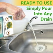 Fruit Fly & Drain Fly Killer - Simple & Safe Drain Gel Treatment – This Solution Eliminates Gross Fruit Flies, Drain Flies, Sewer Flies & Gnat Infestations From Any Drain. Fast & Easy (2.5 GALLON)