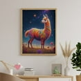 thumbnail image 6 of Diamond Art Kit for Adults, Rainbow Llama Under Starry Sky Diamond Painting for Adults Beginners, 5D DIY Diamond Art Painting Kits, Colorful Diamond Painting Craft for Home Decor 12x16, 6 of 7
