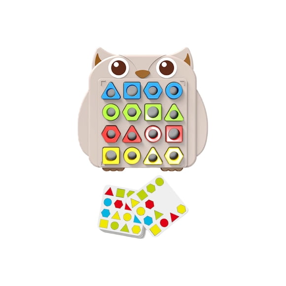 Tablero de Combinación de Formas, Rompecabezas Clasificador, Juegos de Educación Temprana Montessori Juegos de Combinación de Colores en Forma Rompeca 1 base 16 piezas Sunnimix Juego de combinación de formas