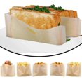 thumbnail image 1 of 6 Pcs Sacs Réutilisables pour Grille-Pain Sacs à Griller (16 * 16cm) Sac de Cuisson Résistant aux Hautes Températures pour Grille-Pain, Micro-Ondes, Four, 1 of 4