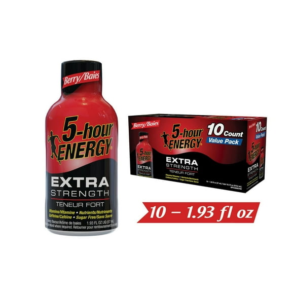 5 Hour Energy Extra Strength Berry, 10x57ml