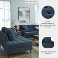thumbnail image 4 of Signature Design by Ashley Bixler Navy Right-Arm Facing Corner Chaise, 4 of 22