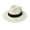 Milky White, variant on Panama Hat Women Men Wide Brim Straw Beach Hat Ribbon Decor Breathable Elastic Fit Summer Sun Hat Vacation Accessory