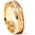 thumbnail image 1 of Hand Braided Wedding Band 14K Yellow Gold, 1 of 2