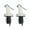Gray, variant on 2 Pcs Stainless Steel Pourers, Speed Liquor Bottle Pourer, Olive Oil and Vinegar Tapered Stopper Spout, Suitable for About 1/2" Bottle Mouth, Olive Oil Spout with Sealed Dust Caps, Yellow