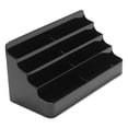 thumbnail image 7 of 8-Tier Recycled Business Card Holder, Holds 400 Cards, 7.88 X 3.88 X 3.38, Plastic, Black | Bundle of 5 Each, 7 of 7