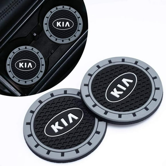2pcs Car Cup Holder Coaster,Cup Holder Insert Coaster with KIA K5 K7 Sportage Soul NIRO Sorento Sedona Rio Forte Optima Stinger Cadenza K900,Anti Sli