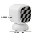 thumbnail image 2 of Portable Space Heater For Indoor Use With Adjustable Thermostat And Overheat Fast Heating Fan For Home Bedroom Personal Ceramic Heater With Energy Saving Mode Air Heater Easy To Use, 2 of 3
