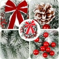 thumbnail image 2 of 16" Christmas Wreath Front Door Decorations Garland Winter Hanging Ornaments, 2 of 8