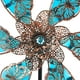thumbnail image 4 of Matsuzay Adornos artesanales de metal con inserciones de mariposas luminosas, patio de moda, nueva tendencia líder Jardín y Patio Flor azul, 4 of 6