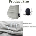 thumbnail image 2 of Inflatable Bed Wedge Pillow Set, Post Surgery Support Pillow for Back, Knees, Leg Pain Relief, Adjustable Sitting Pillows for Acid Reflux, Anti Snorin, 2 of 5