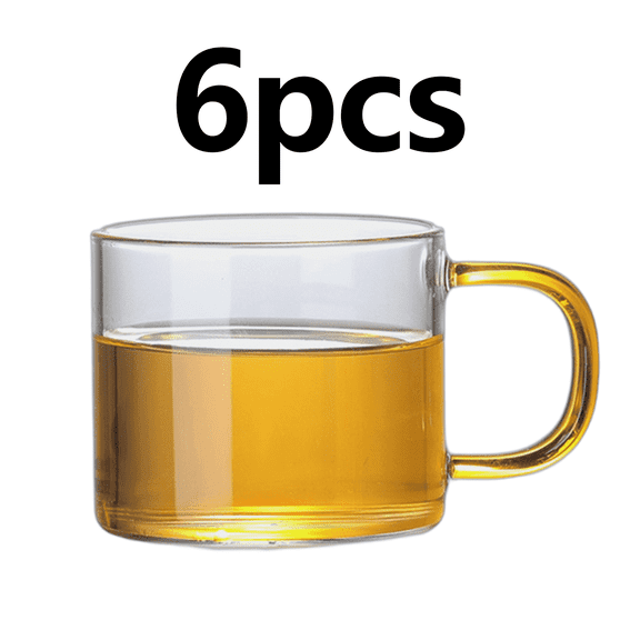 ACDANC 2026 New 6Pcs Espresso Cups Latte Cups Espresso Mug Style4 for Coffee Espresso Latte Tea Home Office Kitchen.