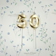 thumbnail image 3 of 50th Birthday Candles,Gold Number 50 Cake Topper for Birthday Decorations Party Decoration, 3 of 7