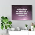thumbnail image 6 of Scripture Walls John 15:18 Know That It Bible Verse Canvas Christian Wall Art Ready to Hang Unframed, 6 of 16