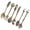 Green color, variant on Pack Of 6 Elegant Vintage Dessert Coffee Spoons Crystal Zincs Alloy Carving Stirring Utensils For Home Teas Parties