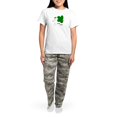 thumbnail image 4 of CafePress - Irish Ninja Women's Light Pajamas - Women's Short Sleeve Print T-Shirt and Pants Light Cotton Pajama Set, 4 of 7