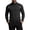 Black, variant on Half-Zip Stand Collar Mesh Sport Long-Sleeve Top, Breath Quick-Dry Fabric for Early Morning Runs Black M