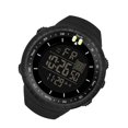 thumbnail image 2 of Reloj deportivo electrónico resistente al agua, luz nocturna, pantalla grande, correa de liberación rápida, reloj digital negro, 2 of 14
