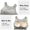 thumbnail image 3 of COMFREE Womens Camisoles Tops with Built in Padded Bra Basic Breathable Tank Top(S-3XL), 3 of 6