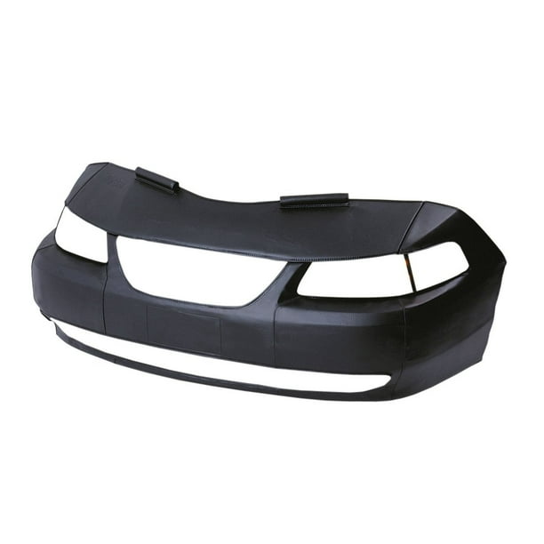 Vinyl, Black Lebra Covercraft Custom Fit Front End Cover for Hyundai Accent 