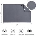 thumbnail image 4 of LAICAIW Microfiber Kitchen Dish Towels 6 Pack- 17 x 25\u201d Super Absorbent Kitchen Hand Dish Cloths, Lint Free & Quick Drying (Light Gray), 4 of 7