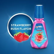 Crest Kid's Anticavity Alcohol Free Fluoride Rinse, Strawberry Rush, 500 mL, Ages 6+