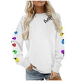 thumbnail image 5 of Fall Saving Talove Long Sleeve Shirts for Women Graphic Printed Sweatshirt Women Fall Clothes Tunic Tops for Leggings Womens Tops Trendy Christmas Shirts, 5 of 6