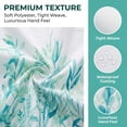 thumbnail image 6 of REGALWOVEN Bohemian Print Shower Curtain Sets, Waterproof Bath Curtain with 12 Hooks, Nature-Inspired Bathroom Decor Green 71"W x 71"L, 6 of 7