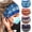 Print C, variant on Wide Buttons Headband Nurse Wraps Mask Headbands Elastic Knotted Turban Hairbands Workout Yoga Hair Scarfs Boho Hair Accessories for Women 4 count (Print C, 5.9 * 9.8'')