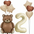 thumbnail image 1 of Set de globos inflables con forma de oso para decoración de cumpleaños PRELITER, 1 of 7